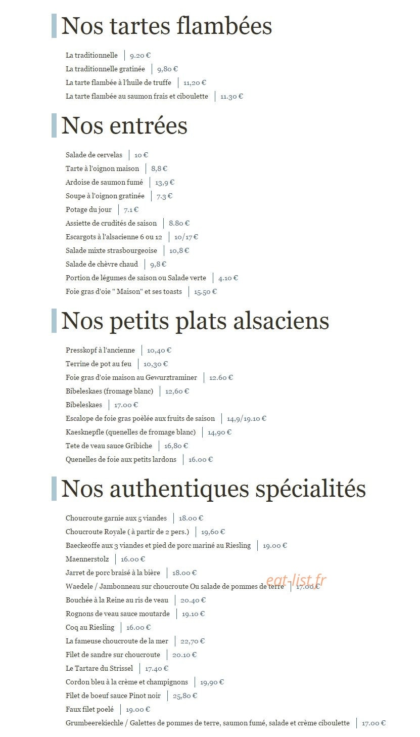 Zuem Strissel — carte page 1