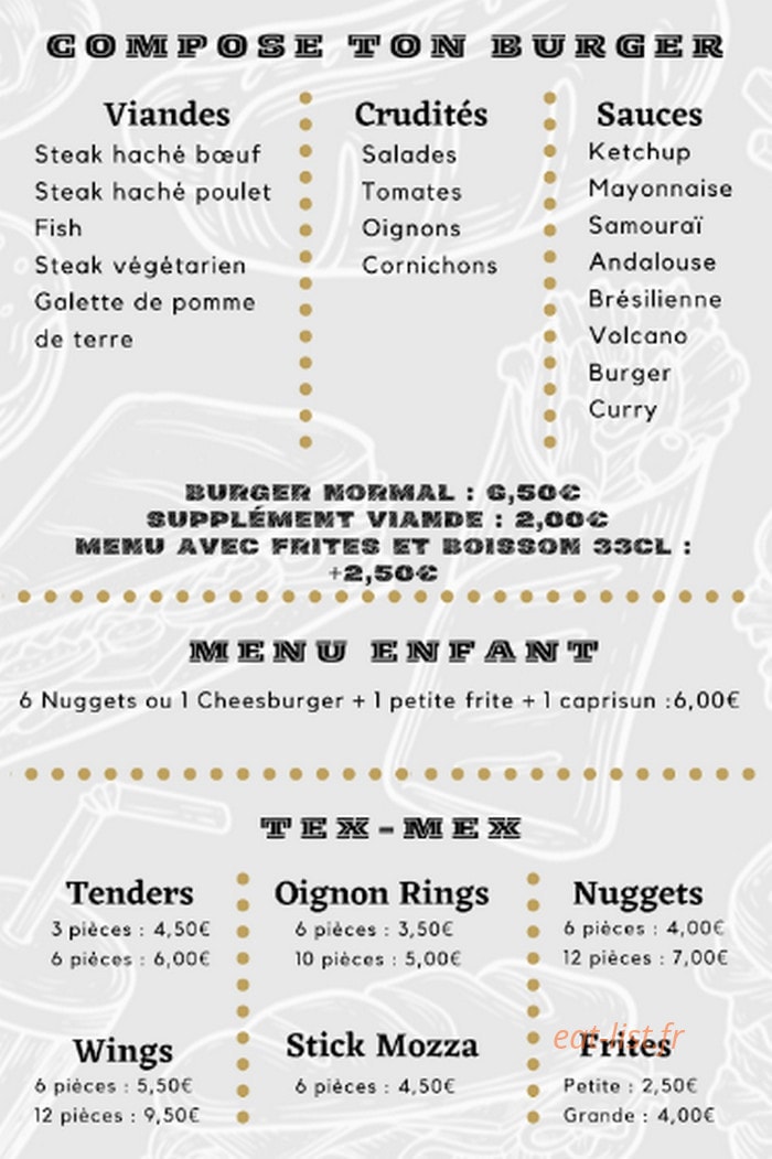 Daily Food — carte page 3