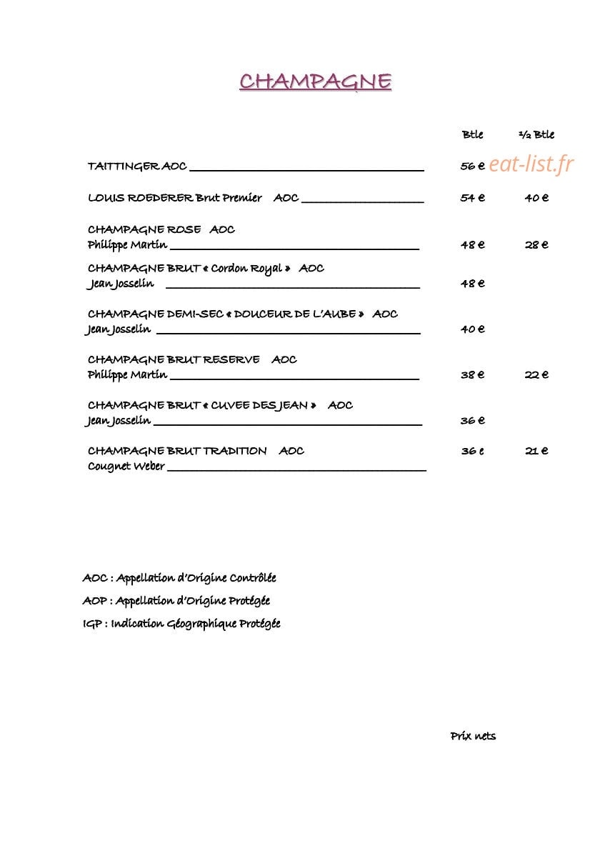 Hôtel Muller — carte page 14
