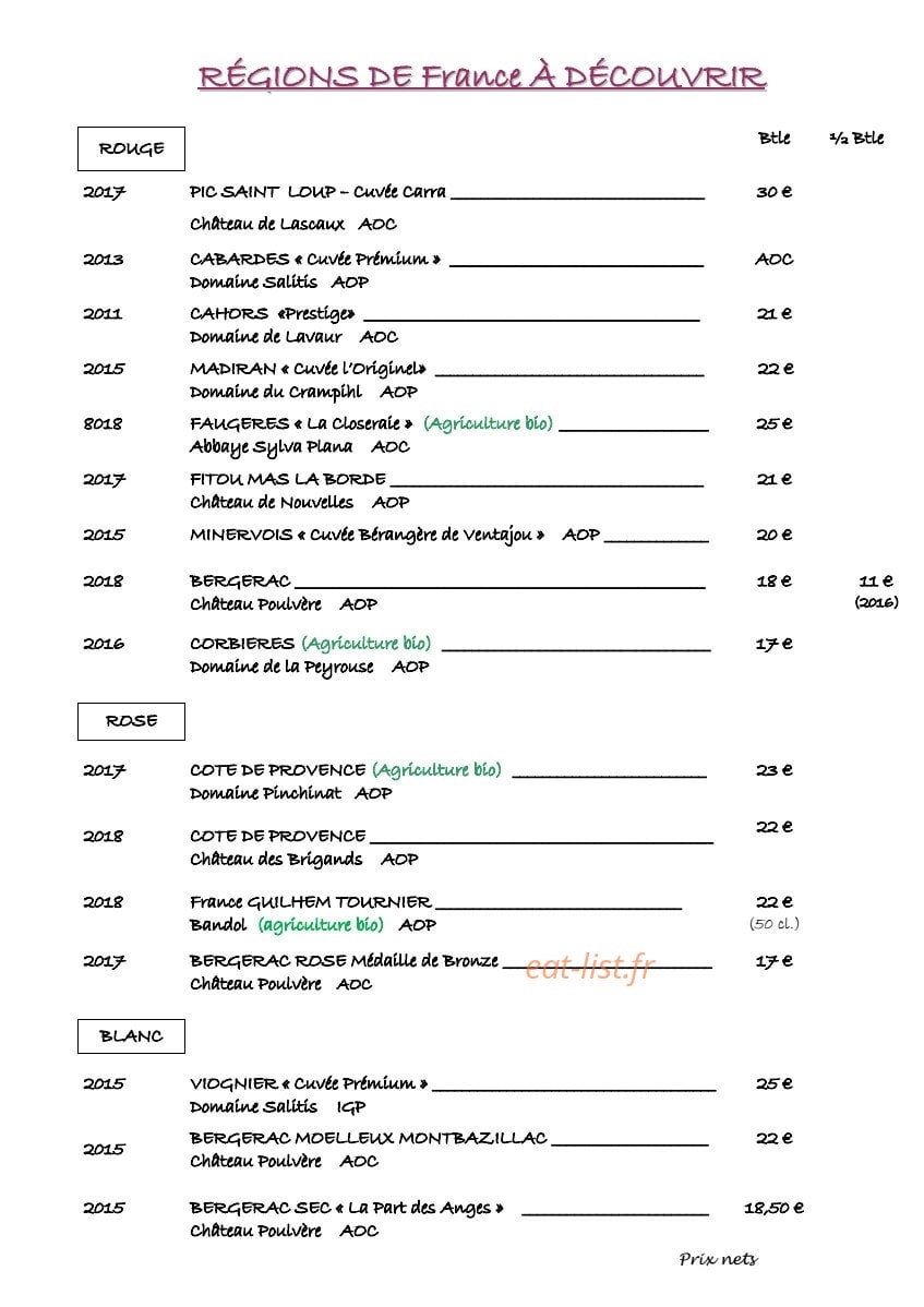 Hôtel Muller — carte page 13