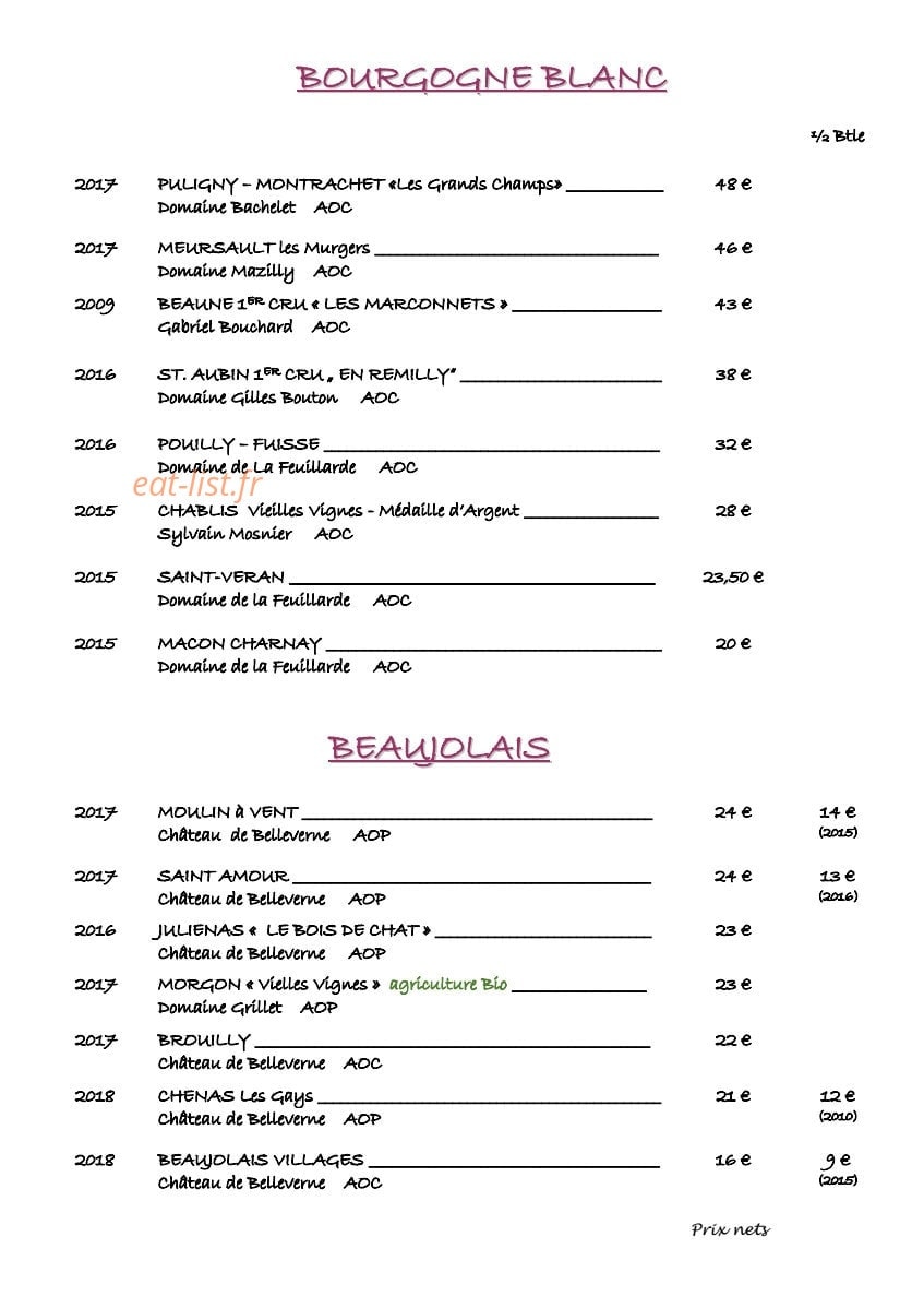 Hôtel Muller — carte page 10