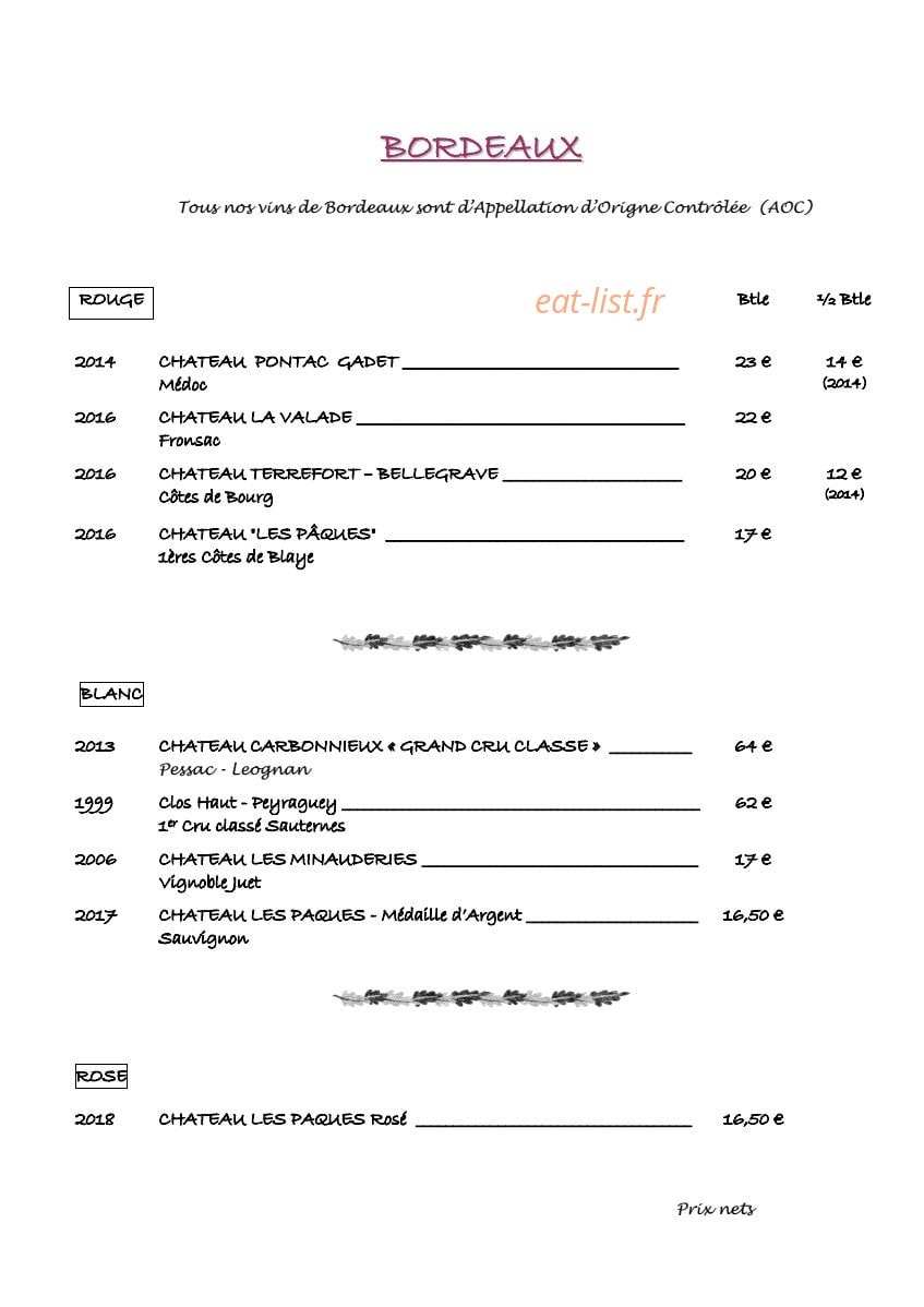 Hôtel Muller — carte page 8