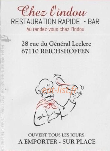 Chez l’indou — carte page 1