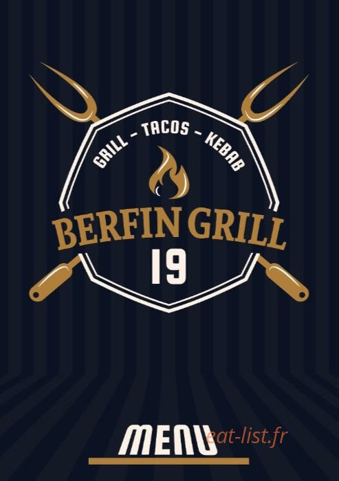 Grill 19 — carte page 1