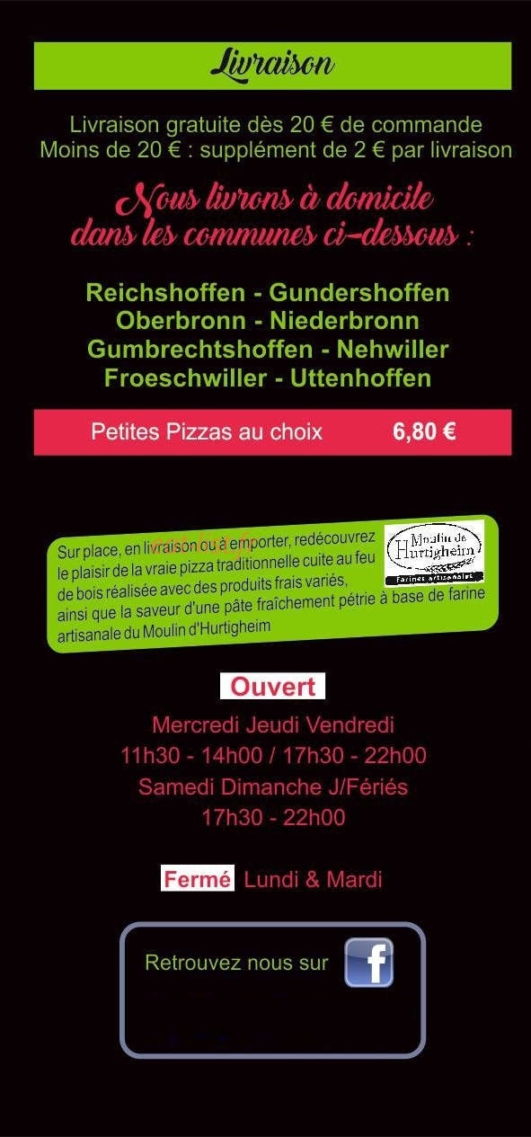 Pizza O'délices — carte page 6