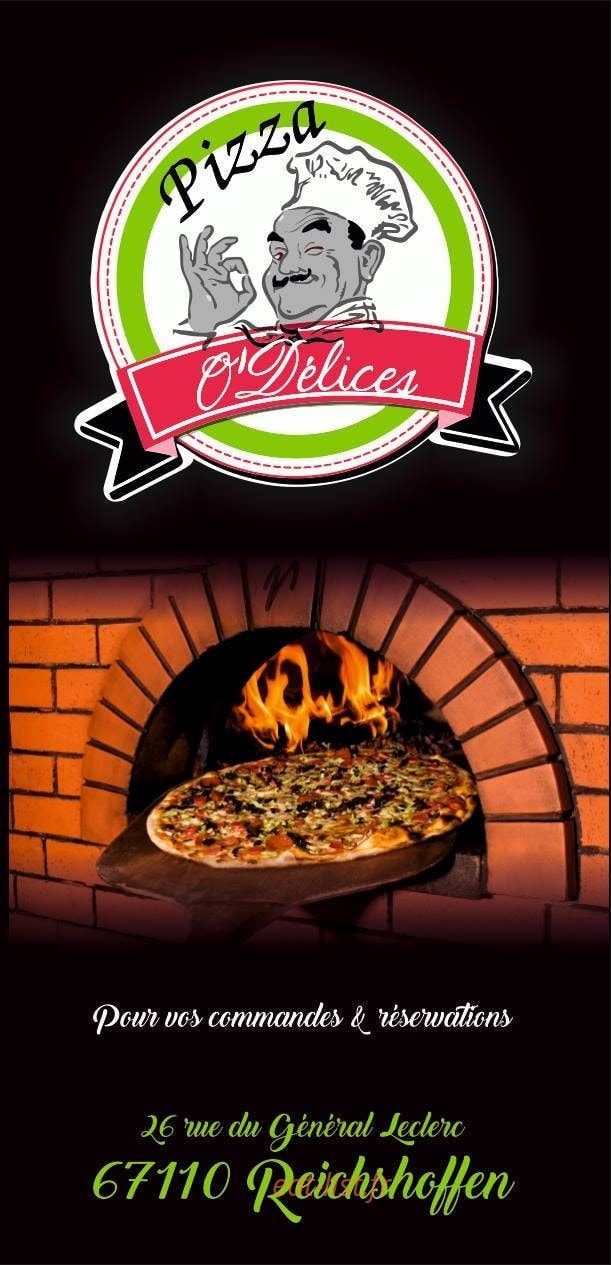 Pizza O'délices — carte page 1