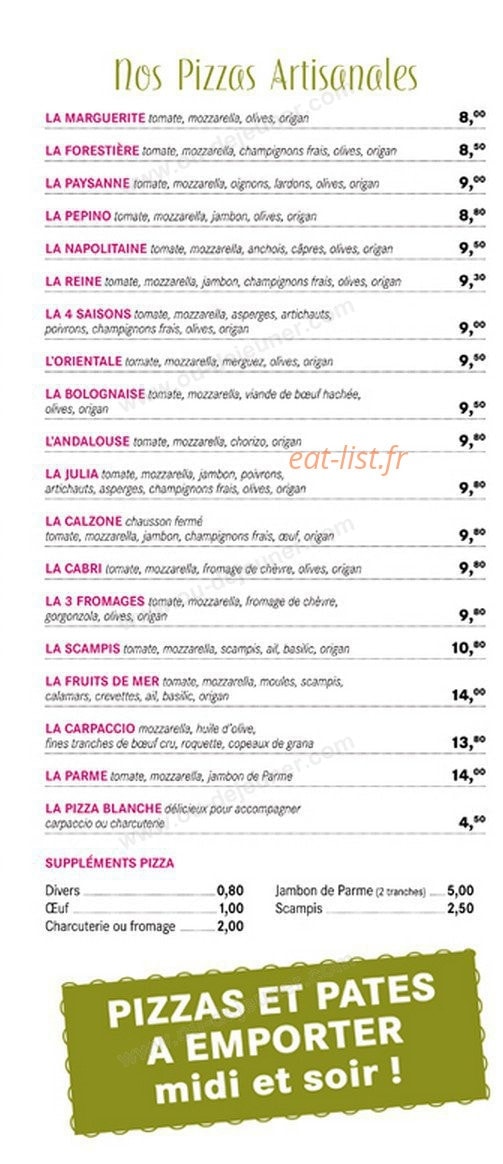Casa Julia — carte page 3