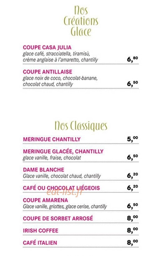 Casa Julia — carte page 5