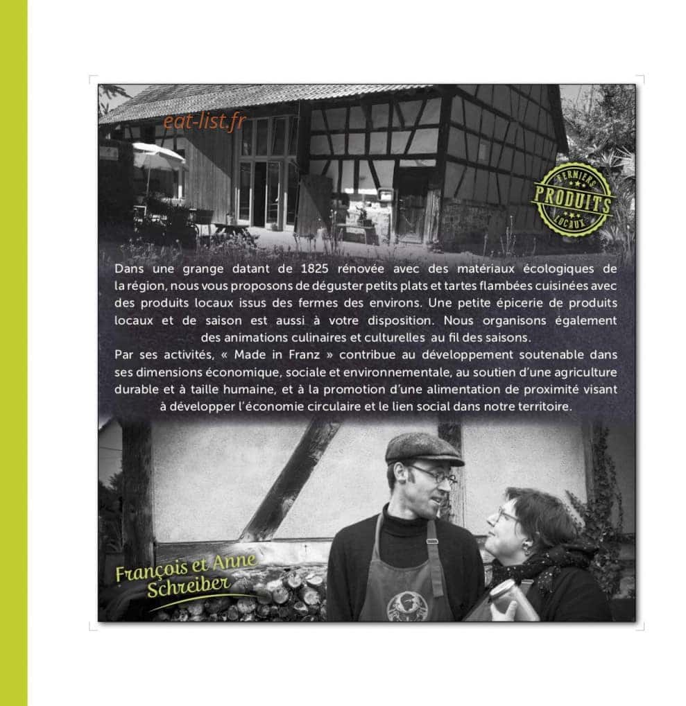 Made in Franz — carte page 2