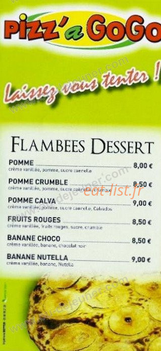 Pizz'a Gogo — carte page 5