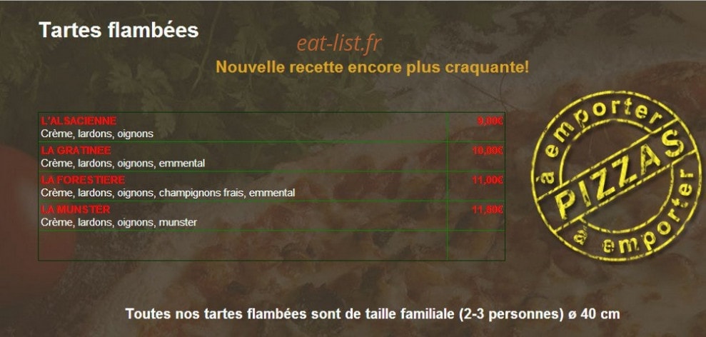 Pizz'a Gogo — carte page 2
