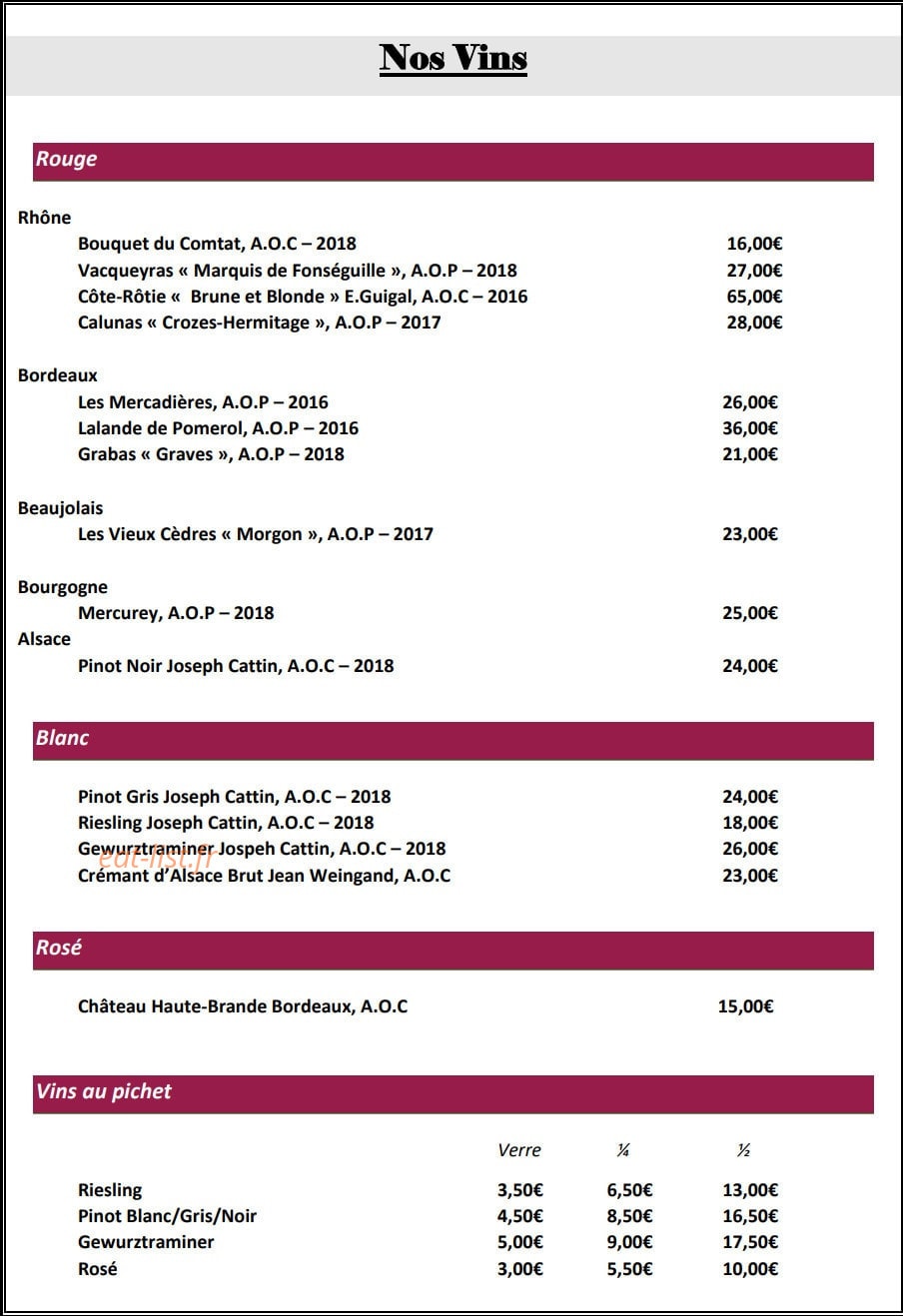Chez Millar Anna — carte page 7