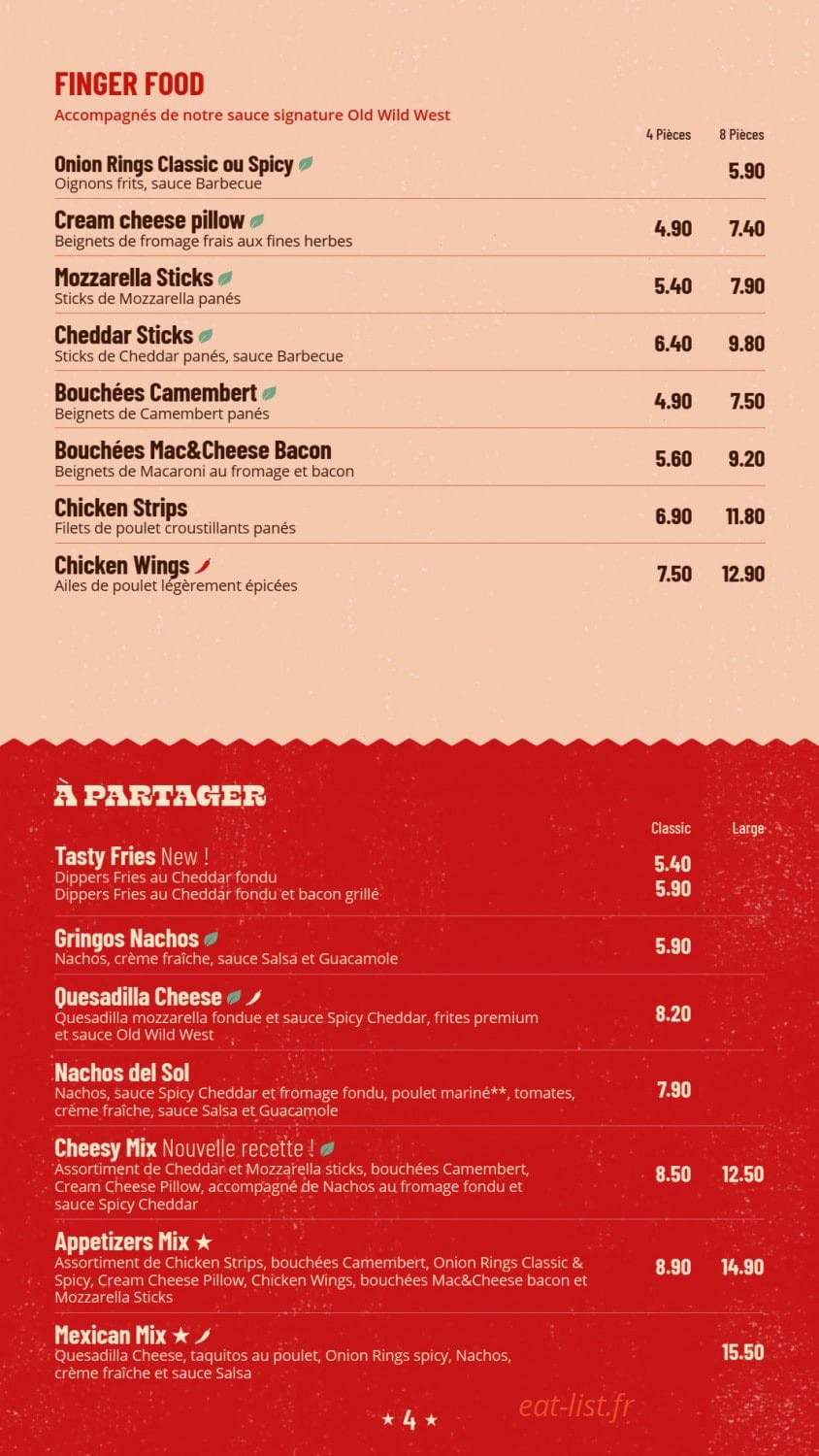 Old Wild West — carte page 4