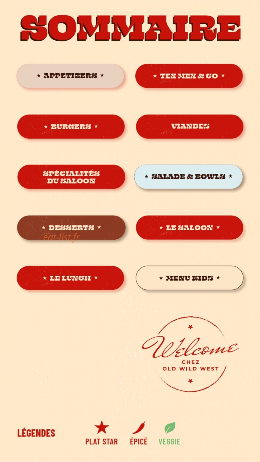 Old Wild West — carte page 2