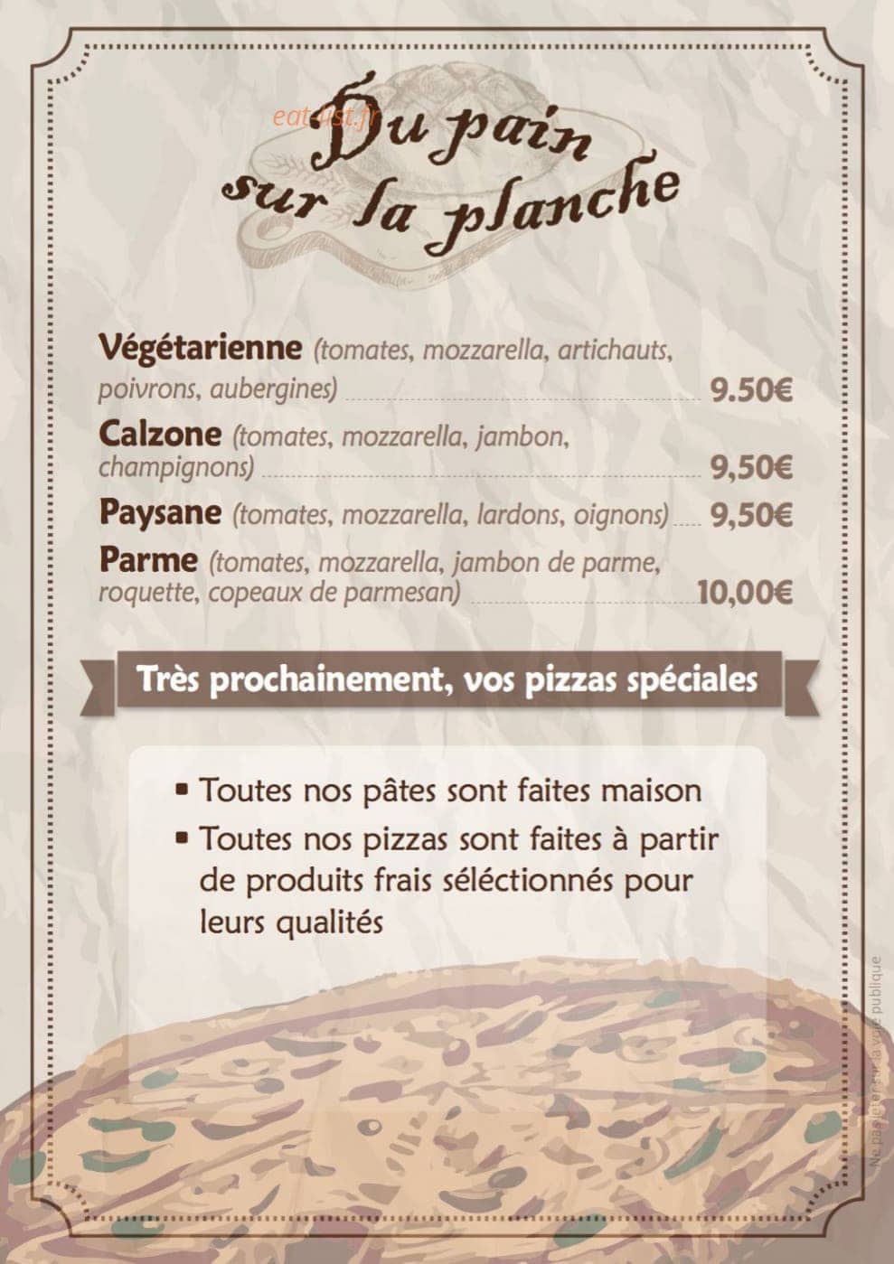 Du pain sur la planche — carte page 2