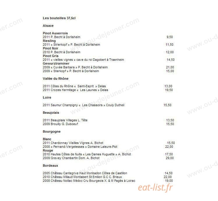 Le Benedictin — carte page 8