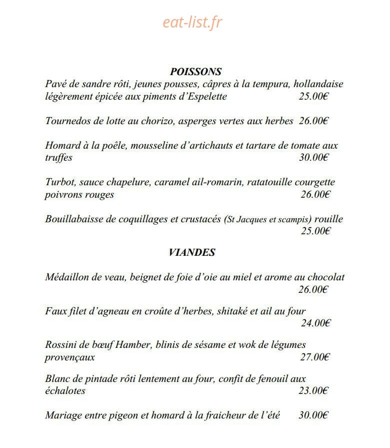 Auberge de la Bruche — carte page 3