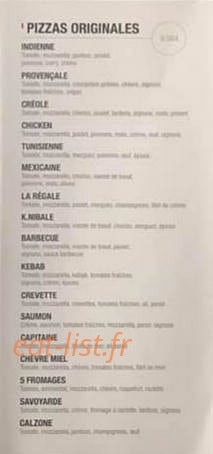 La Pat' à Pizza — carte page 3