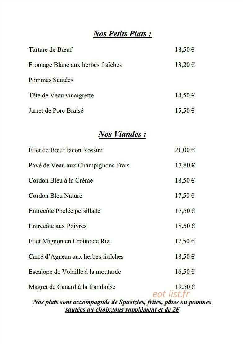 S'Dorf Stuebel — carte page 2