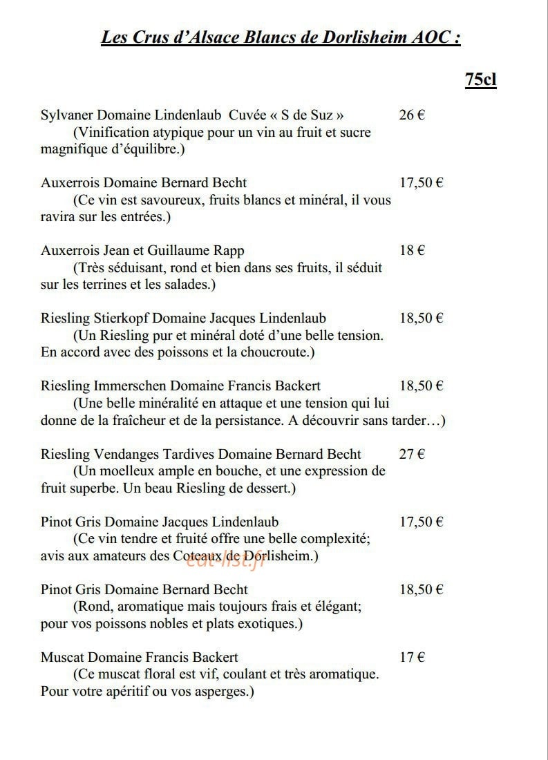 S'Dorf Stuebel — carte page 10