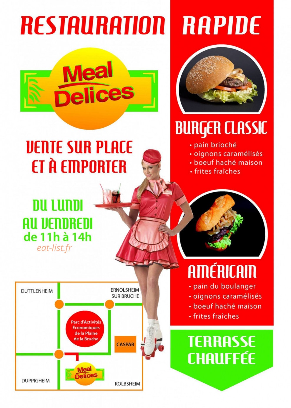 Meal Delices — carte page 1