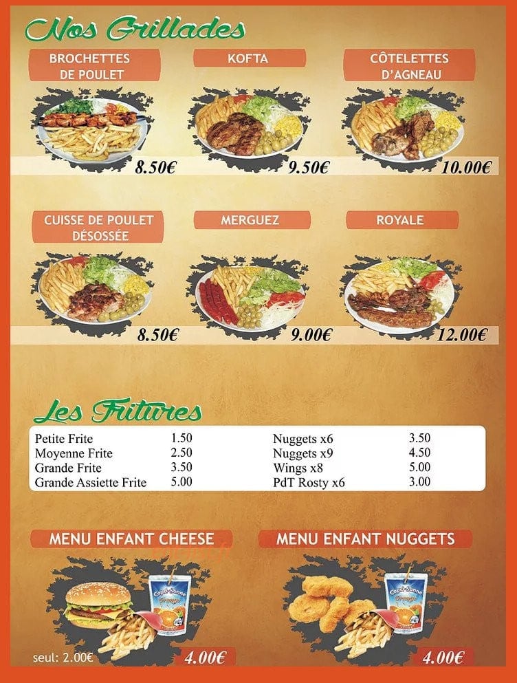 La P'tite Pause — carte page 3