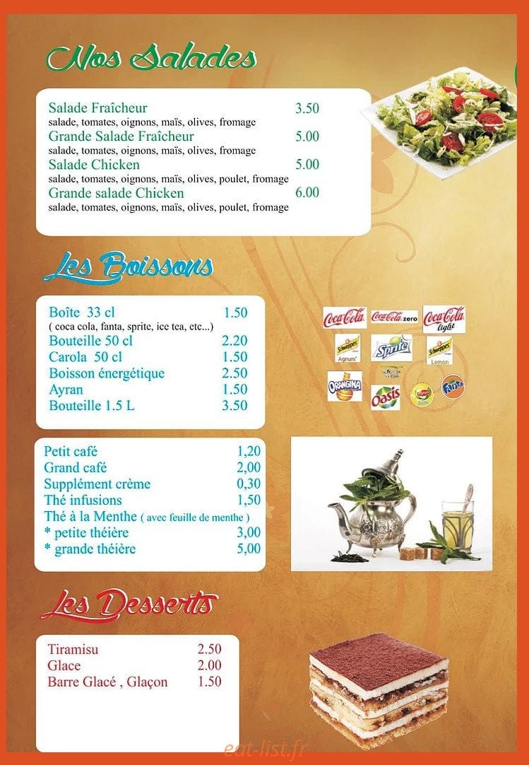 La P'tite Pause — carte page 4