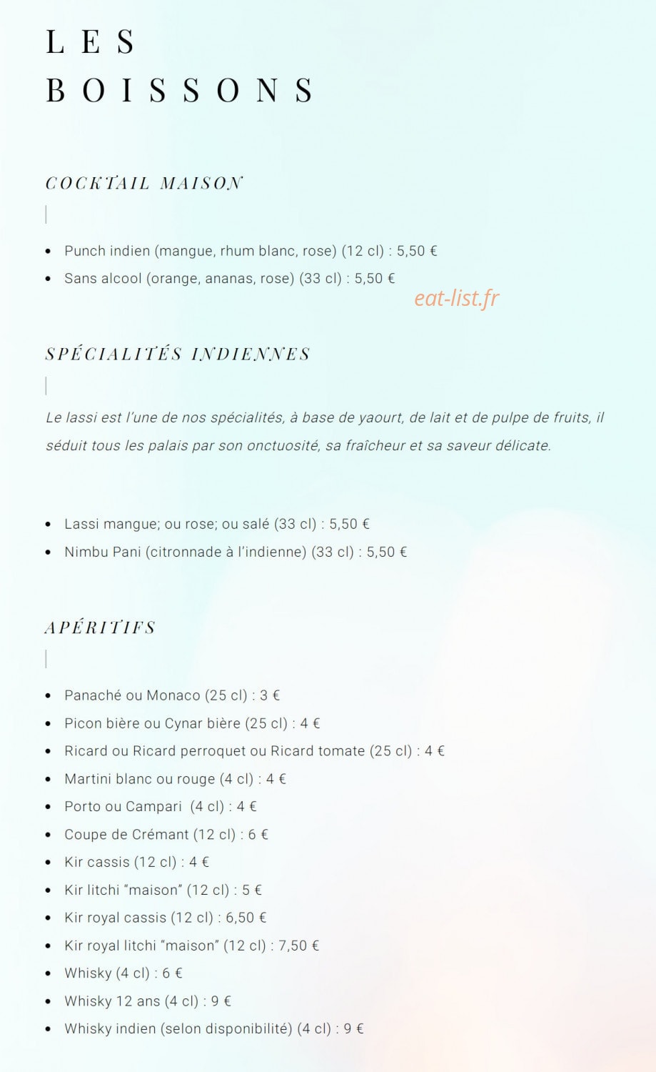 La Plume — carte page 9