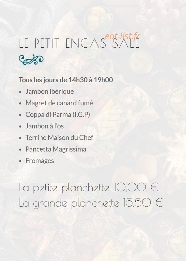 Le Cheval Blanc — carte page 5