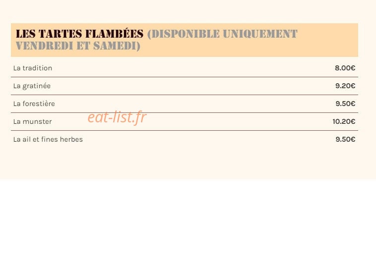 Les Potes au Fût — carte page 4