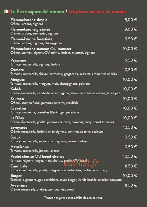 Pizz'italia — carte page 3