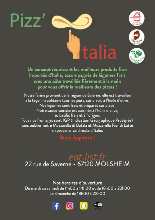 Pizz'italia — carte page 1