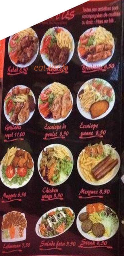 Snack de la Bruche — carte page 1
