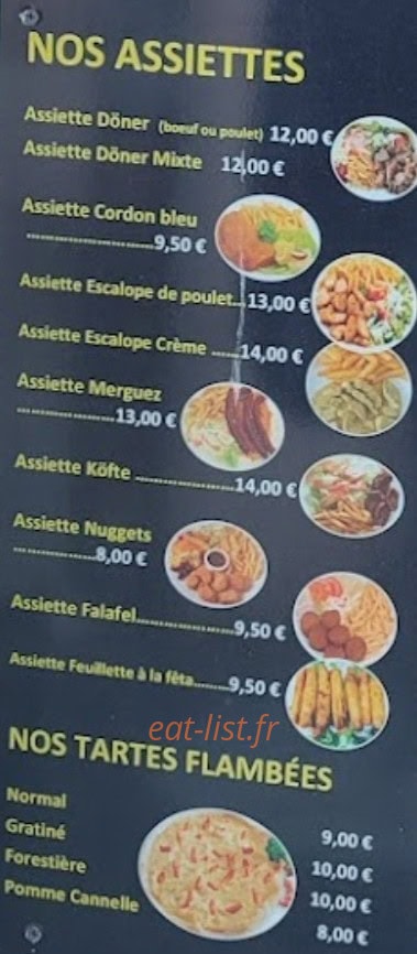 Snack du centre — carte page 2