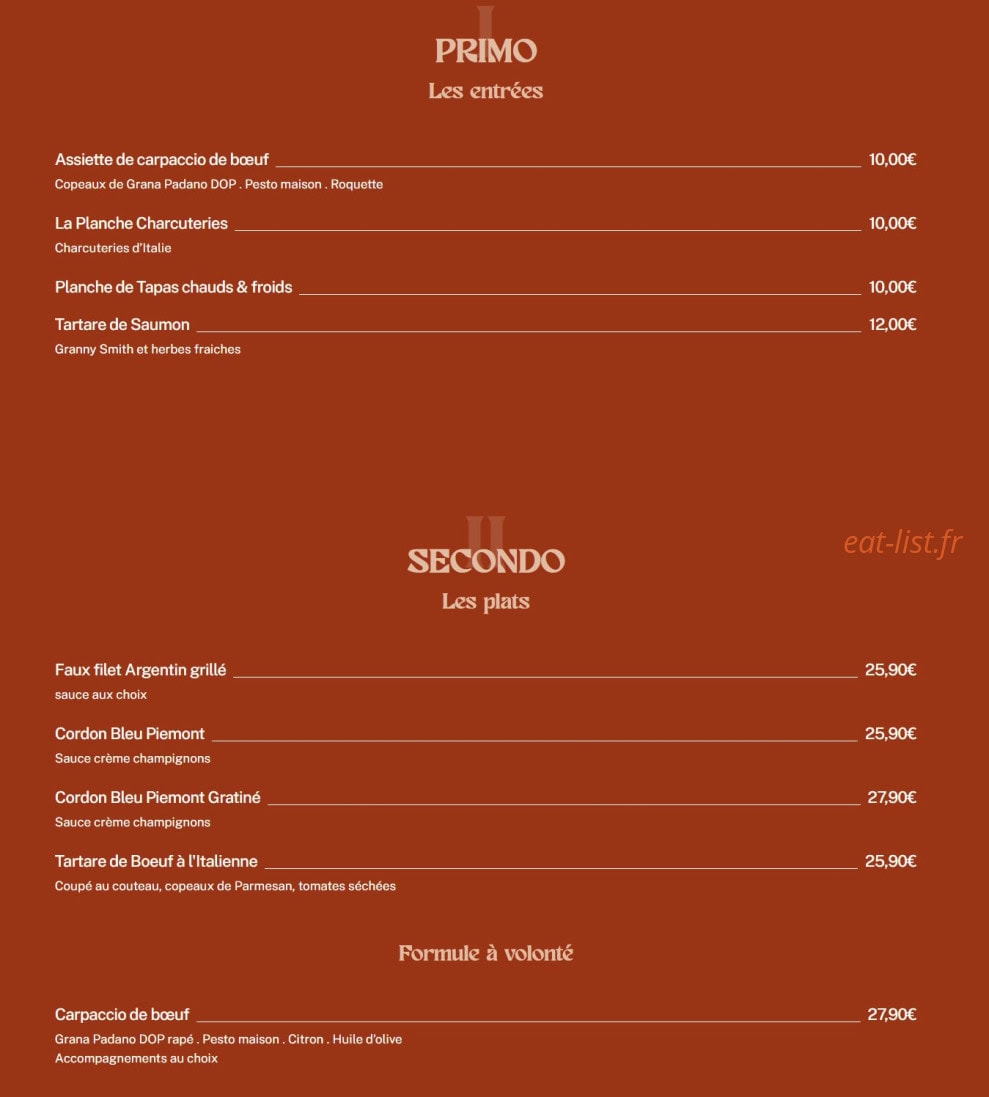 Divino — carte page 1
