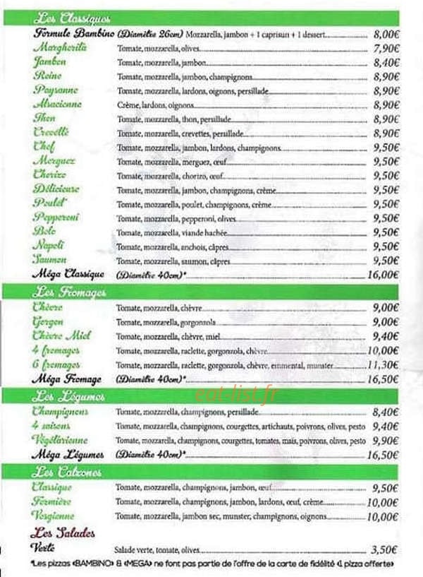 Pizza pap's — carte page 3