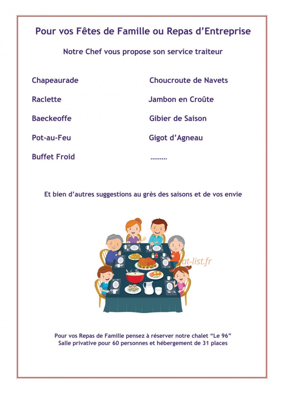 Auberge Hazemann — carte page 8