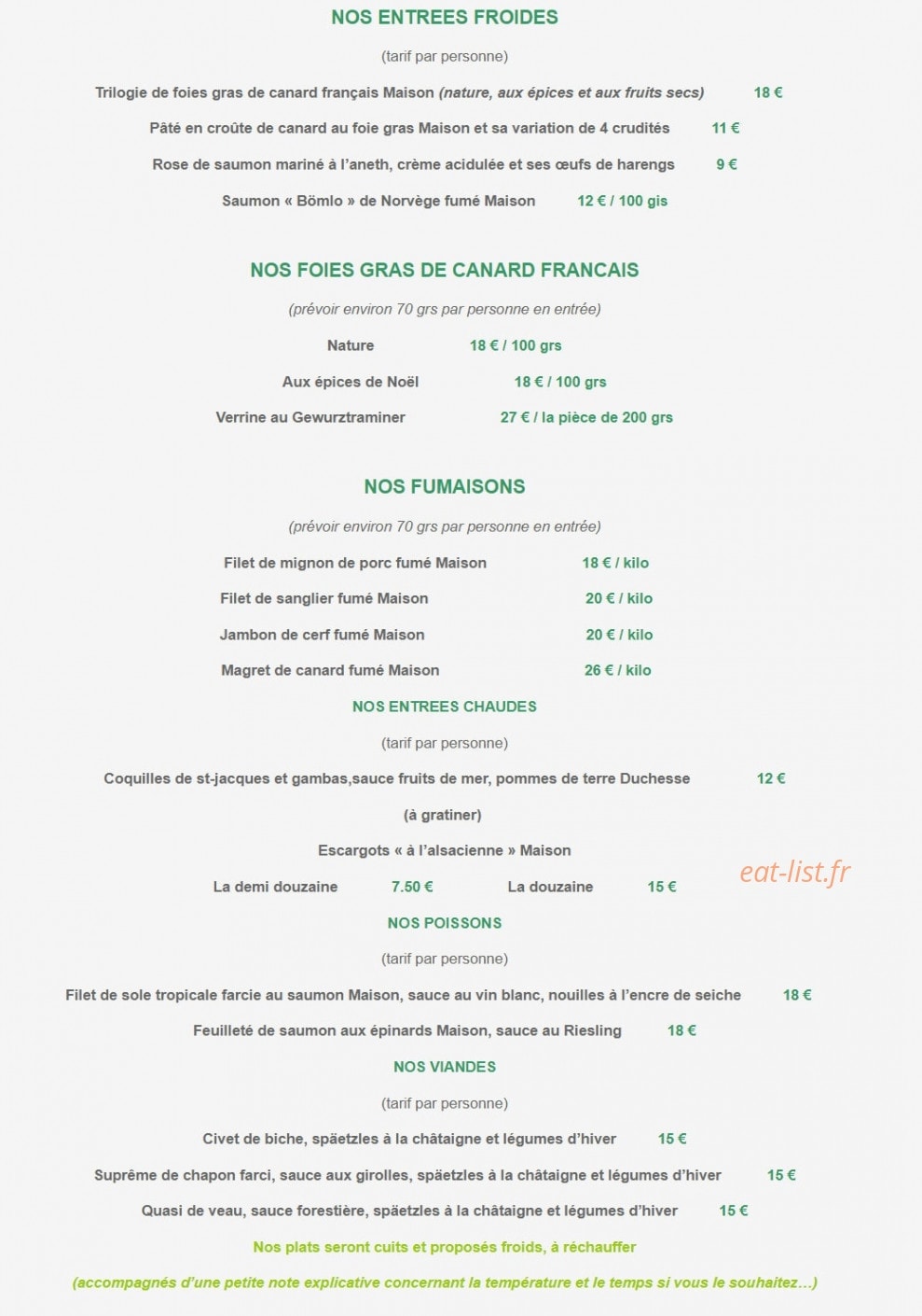 La Schlitte — carte page 1