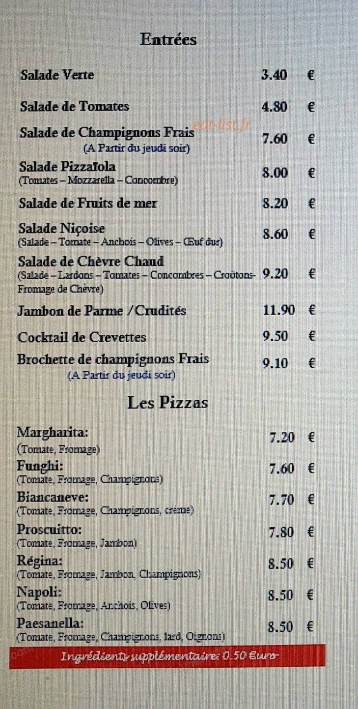 La Toscana — carte page 2