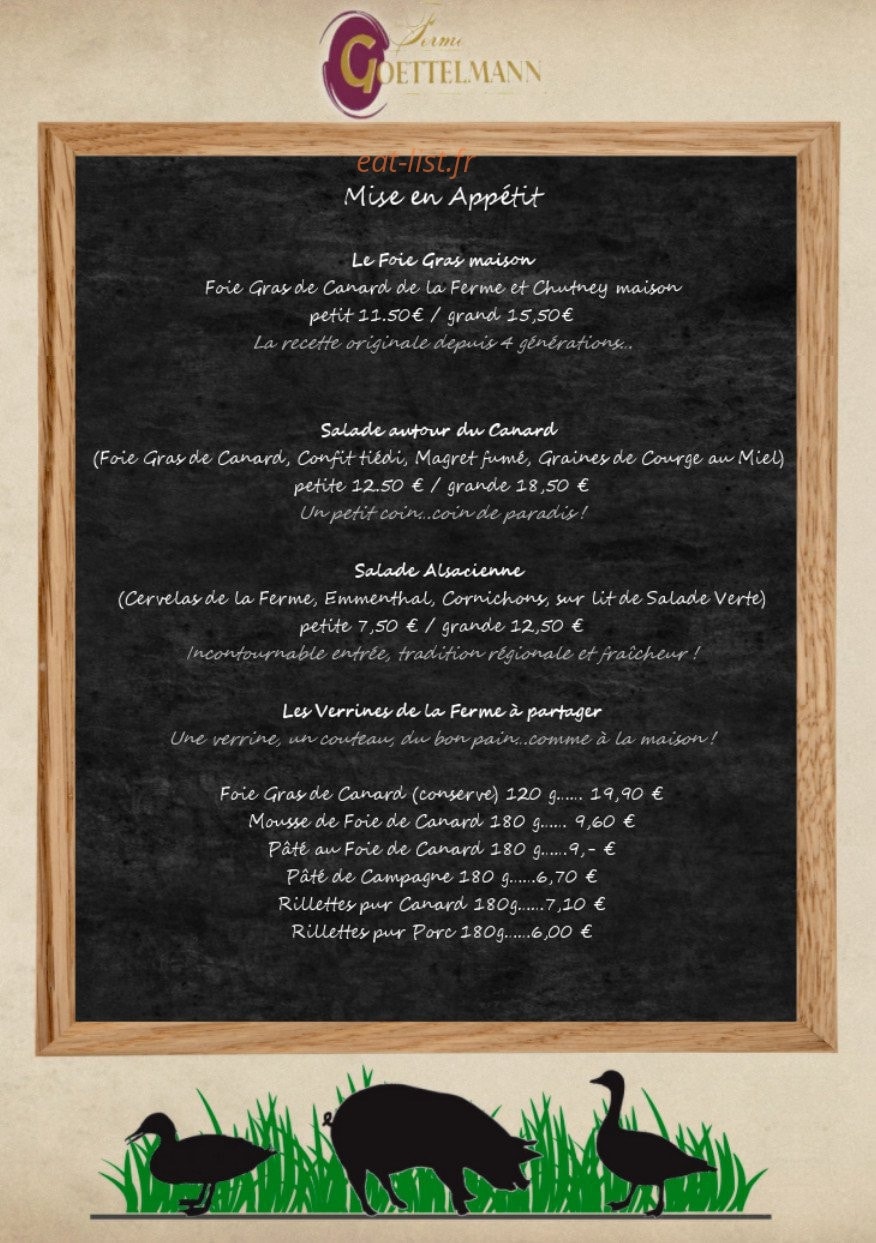 Auberge du Hungerplatz — carte page 2