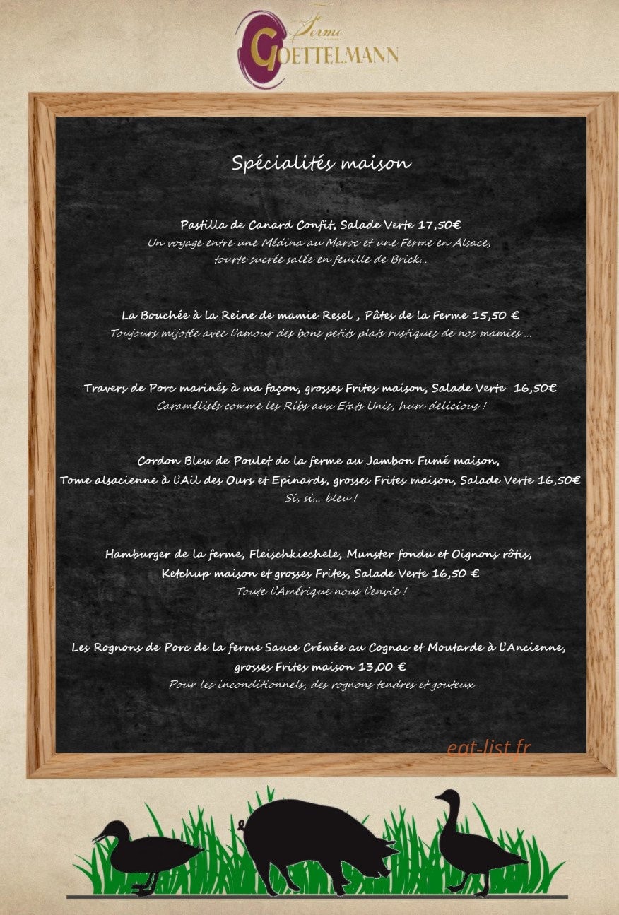 Auberge du Hungerplatz — carte page 4
