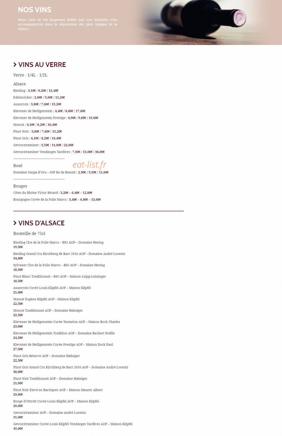 Caveau Folie Marco — carte page 8