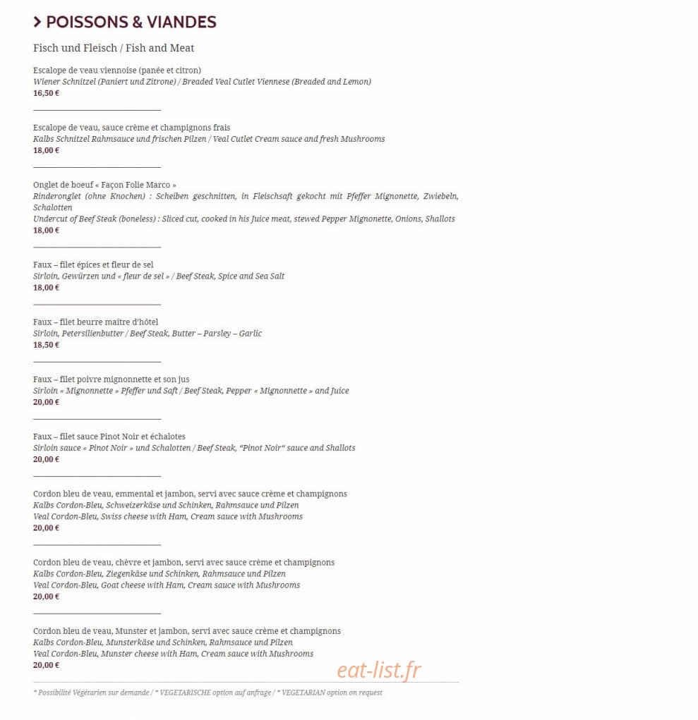 Caveau Folie Marco — carte page 3