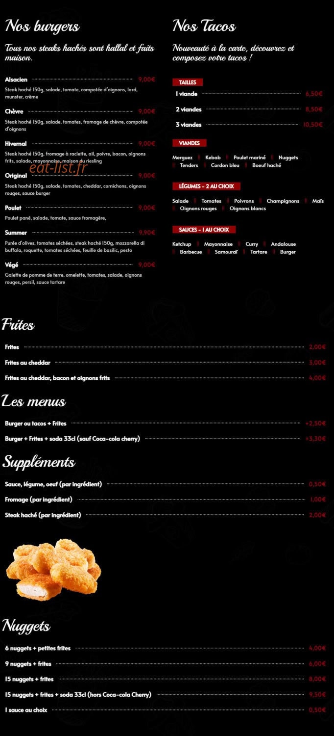 La fringale d'Enzo — carte page 3