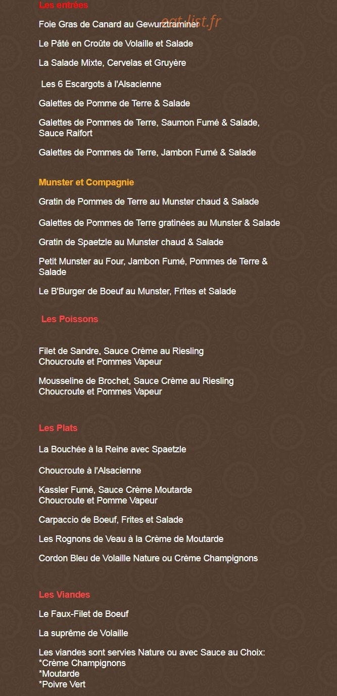 Le Brochet — carte page 1
