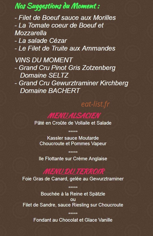 Le Brochet — carte page 3
