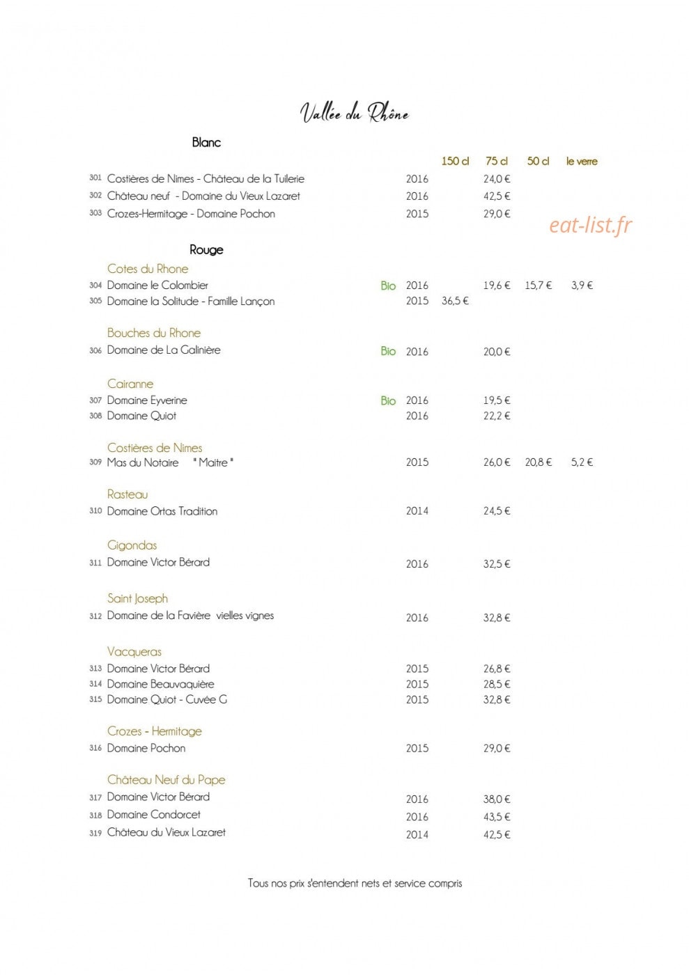 Le H — carte page 6