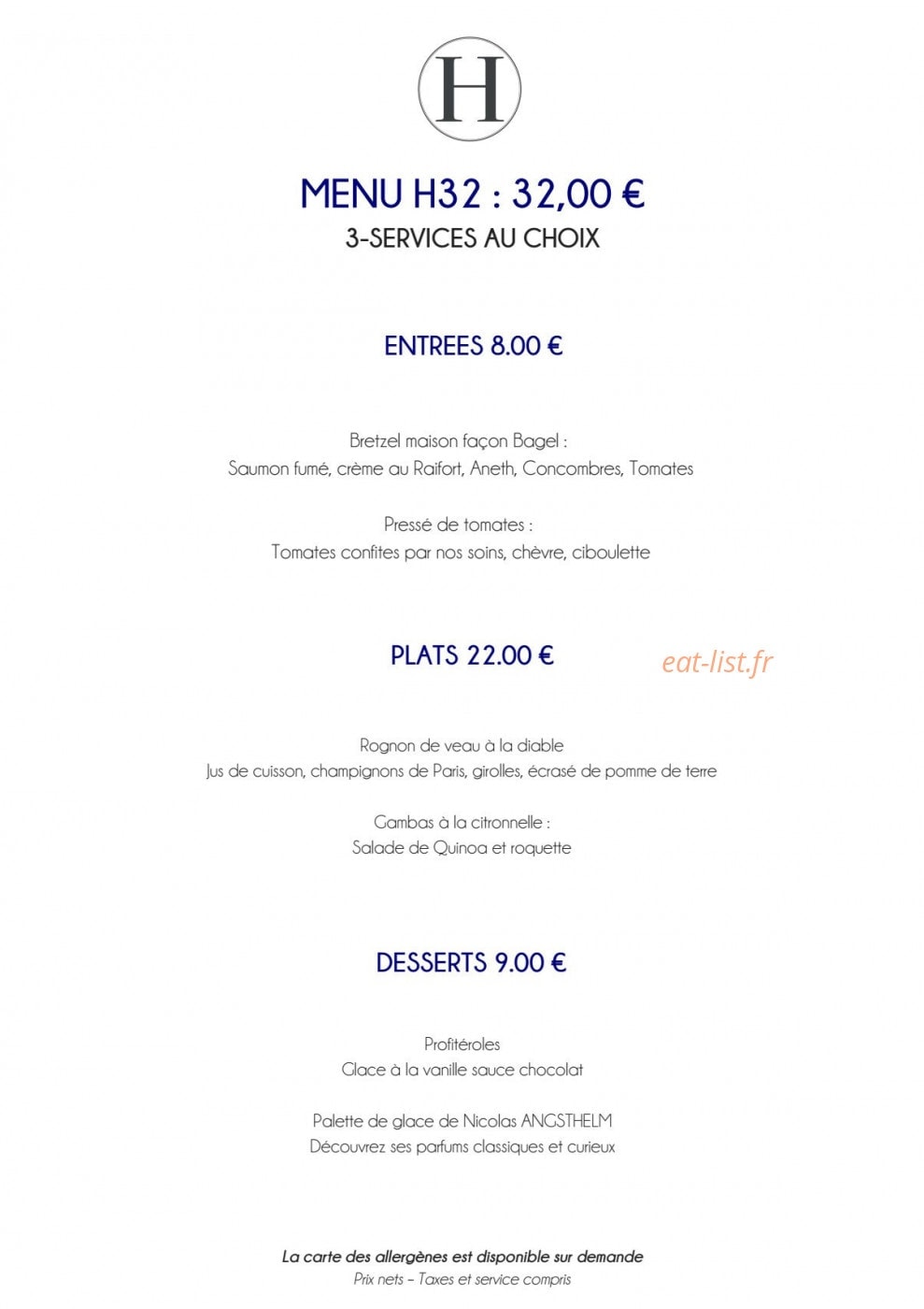 Le H — carte page 1