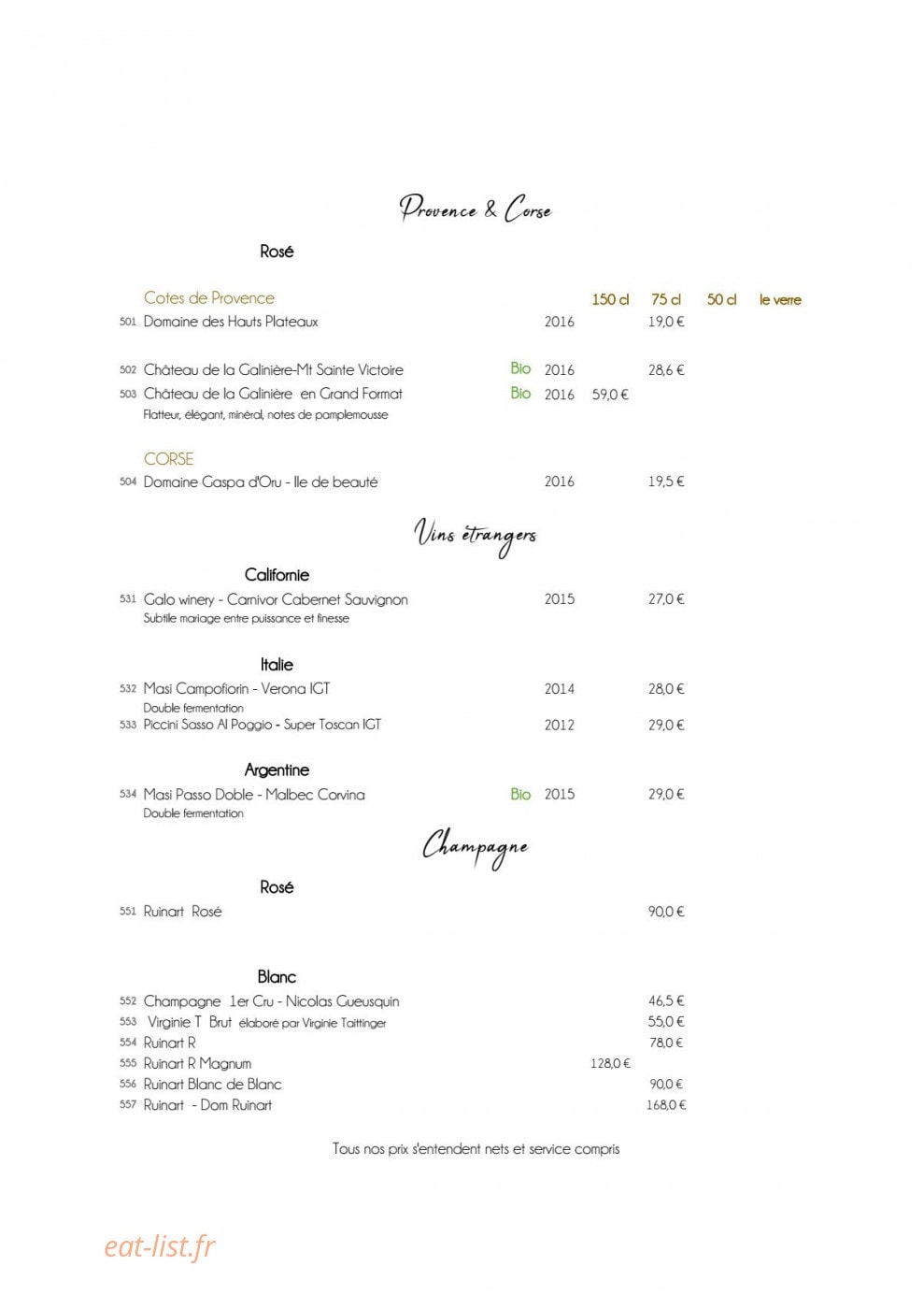 Le H — carte page 8