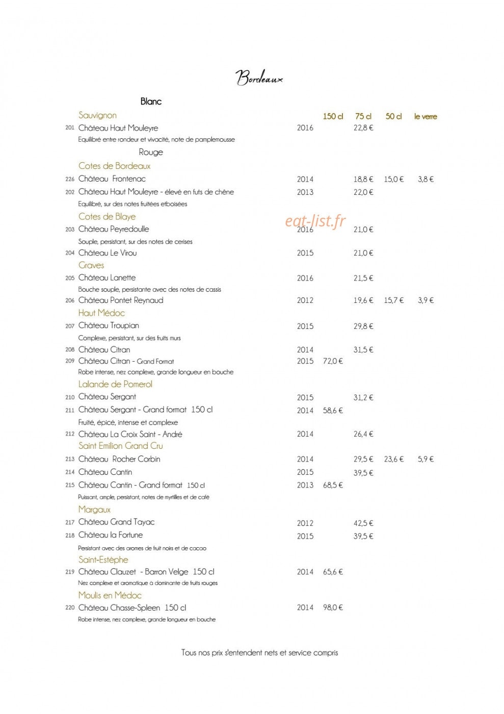Le H — carte page 5